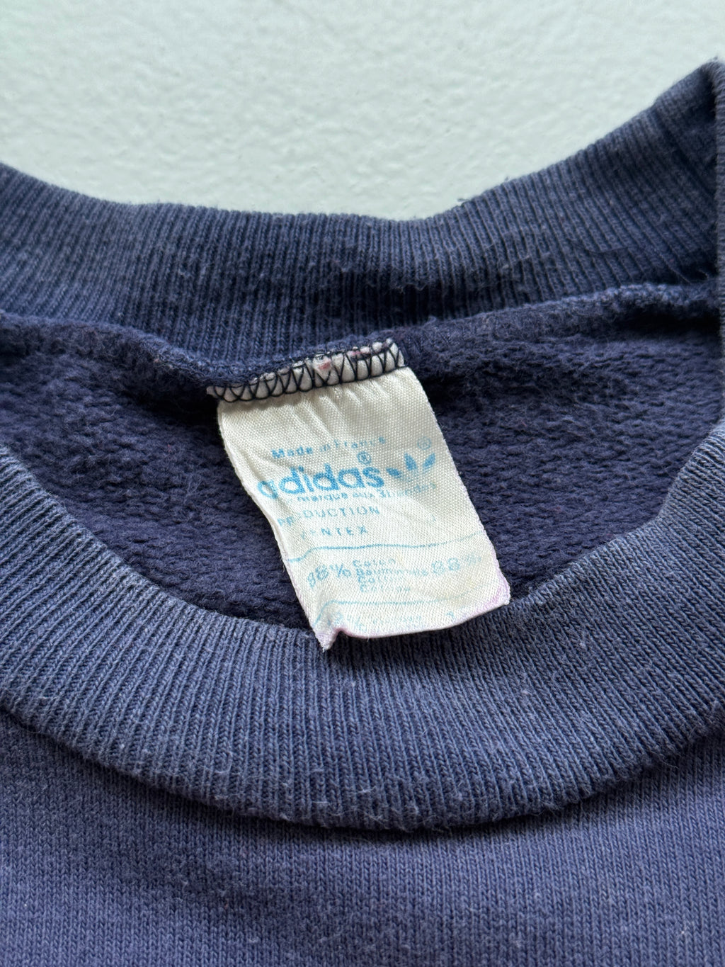 Adidas Rare Ventex Kindy Chaussettes 80's Vintage Football Shirt Sweatshirt - XS