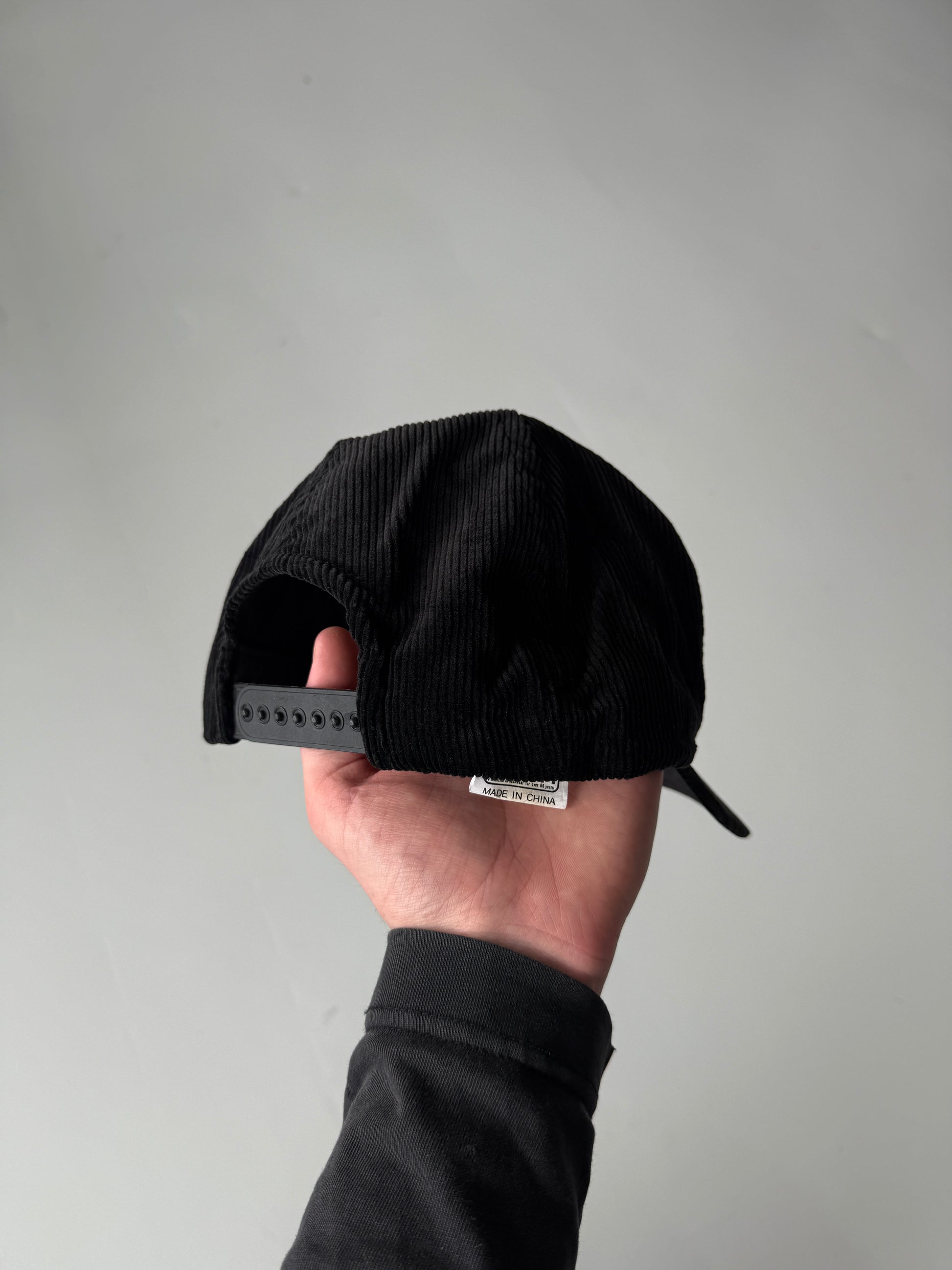 Black Frito Lay Vintage Corduroy SnapBack Trucker Cap