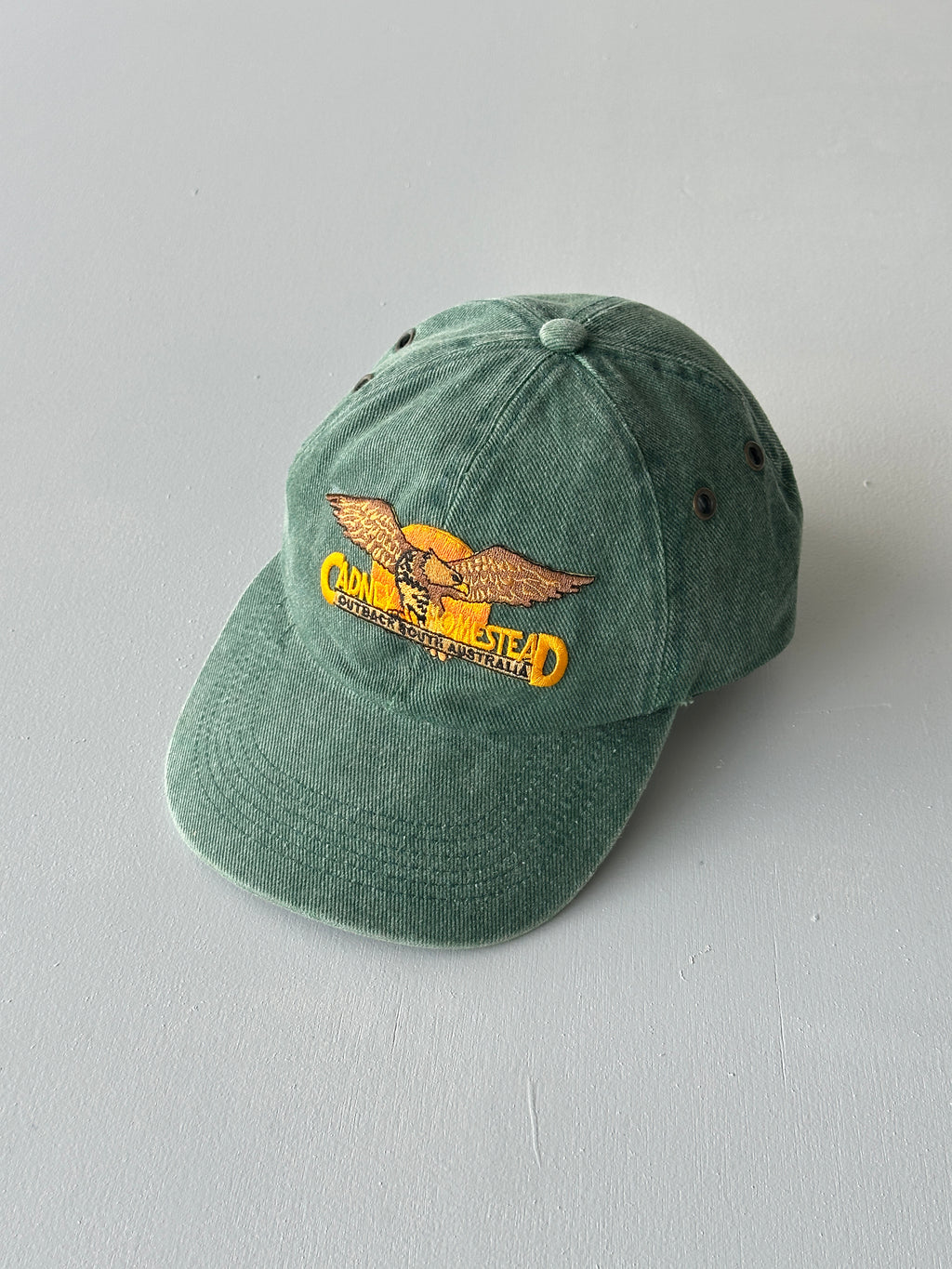 Green Cadney Homestead Outback 90's Vintage SnapBack Trucker Cap