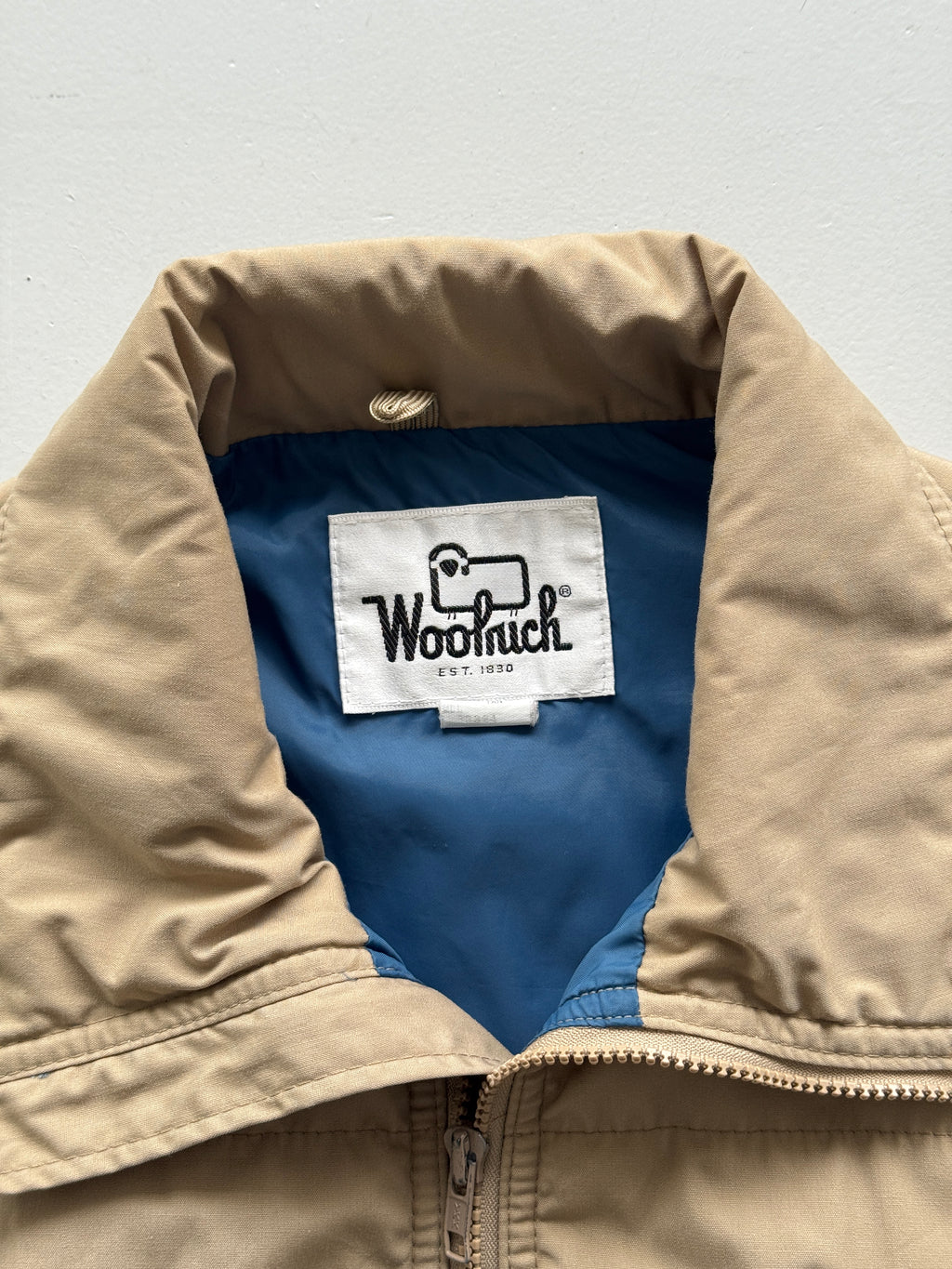 Cream Woolrich 90's Vintage Insulated Puffer Vest Body Warmer - Medium