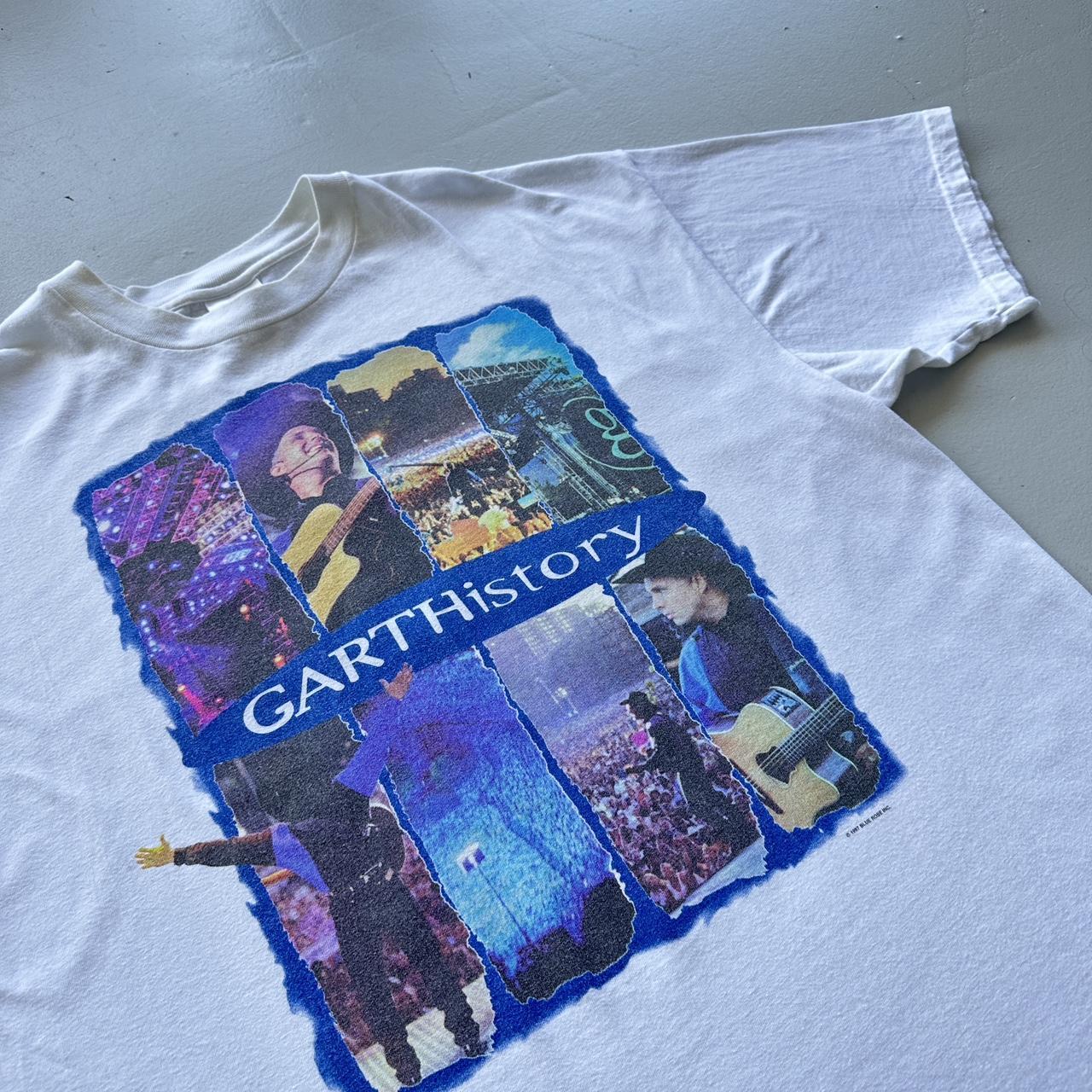 White Garth Brooks History Country 1997 Vintage 90's T-shirt - XL