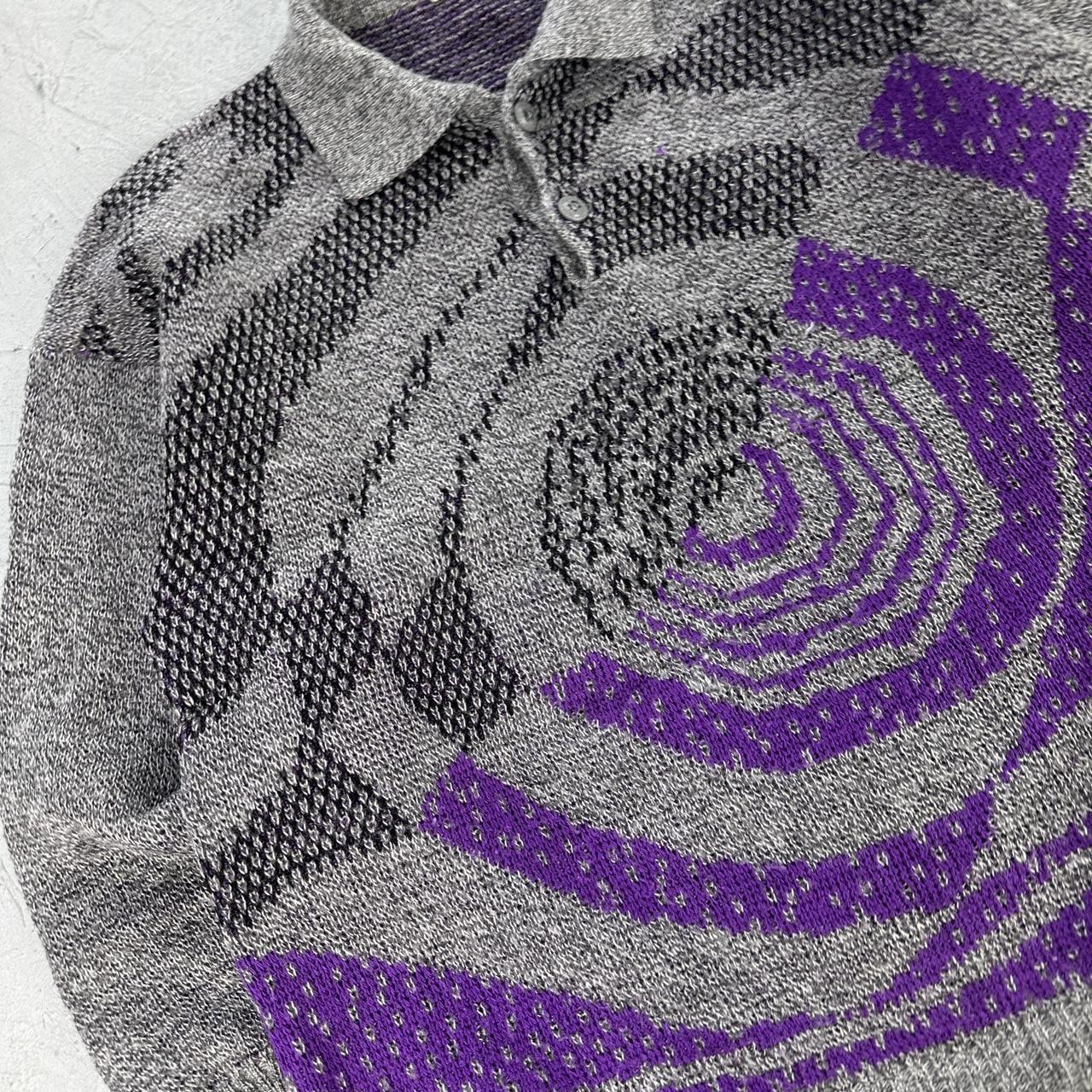 Grey / Multi-coloured Vintage 90s Sweatshirt - Medium