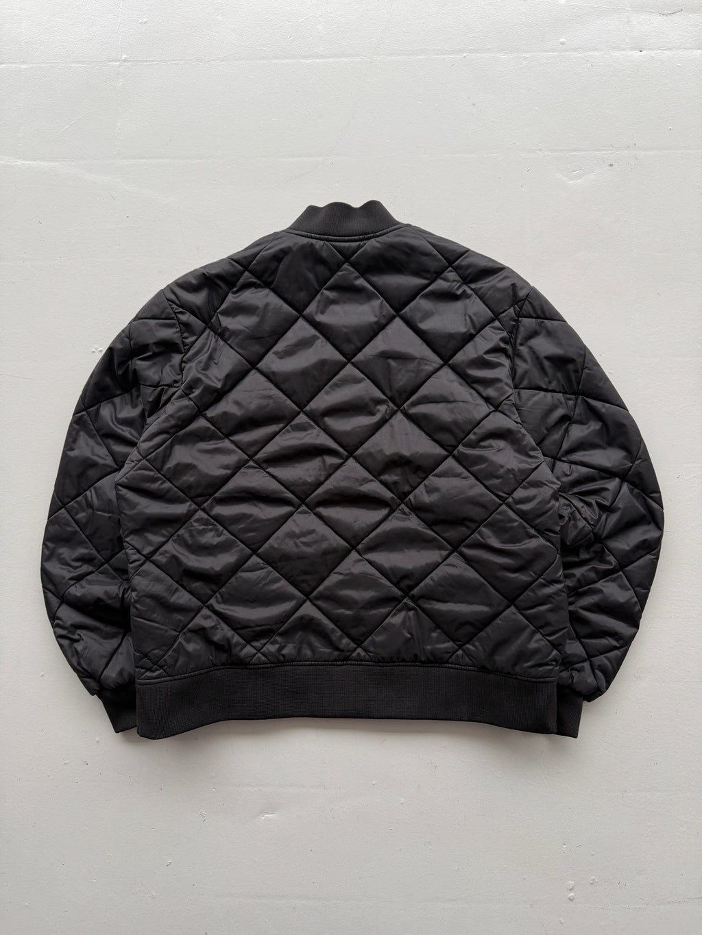 Black Dickies 00's Vintage Quilted Bomber Jacket - XL