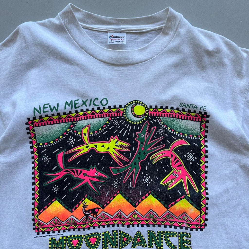 White New Mexico 90s/80s Americana Vintage T-shirt - Medium