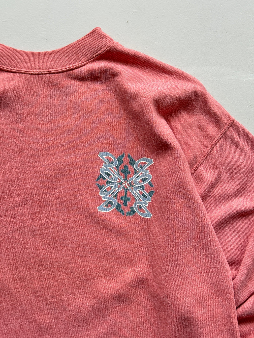 Pink American Bandana 90's Vintage Surfer Graphic Sweatshirt Jumper - Medium