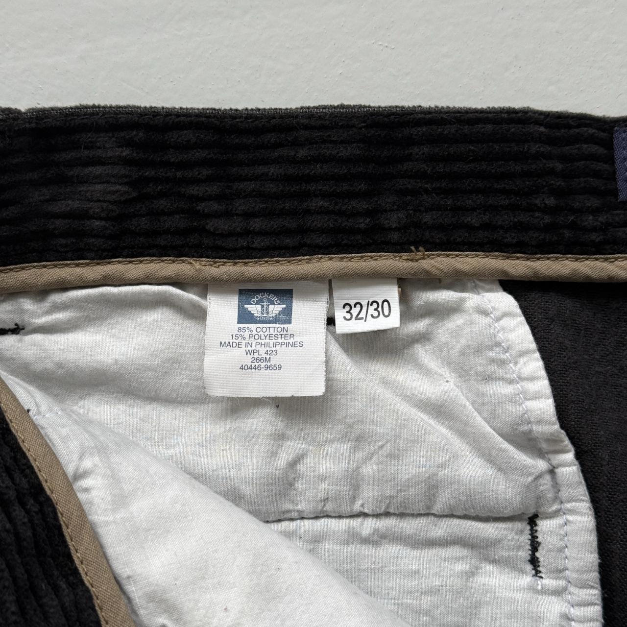 Black Corduroy Vintage 90s Dockers Chinos - 32” x 30”