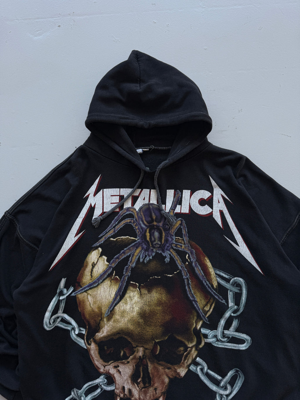 Black Metallica Euro Boot Tour Vintage Bootleg Hoodie - XL