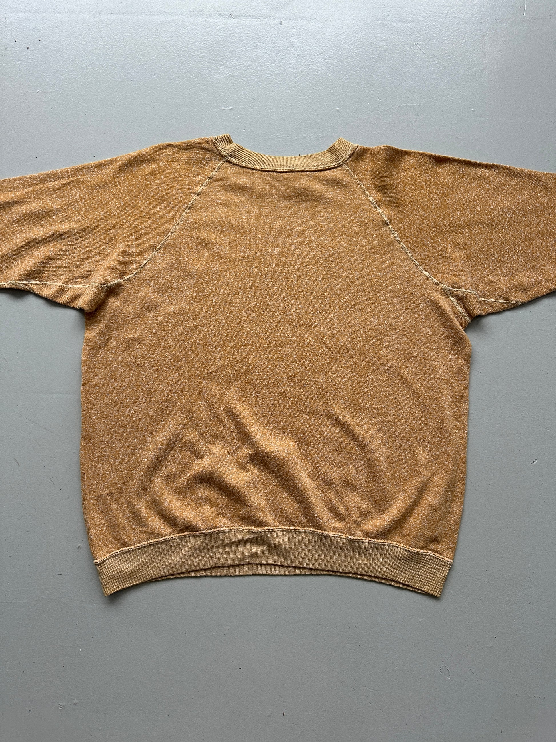 Golden Yellow Harvard University 60's/70's Vintage Sweatshirt - Medium
