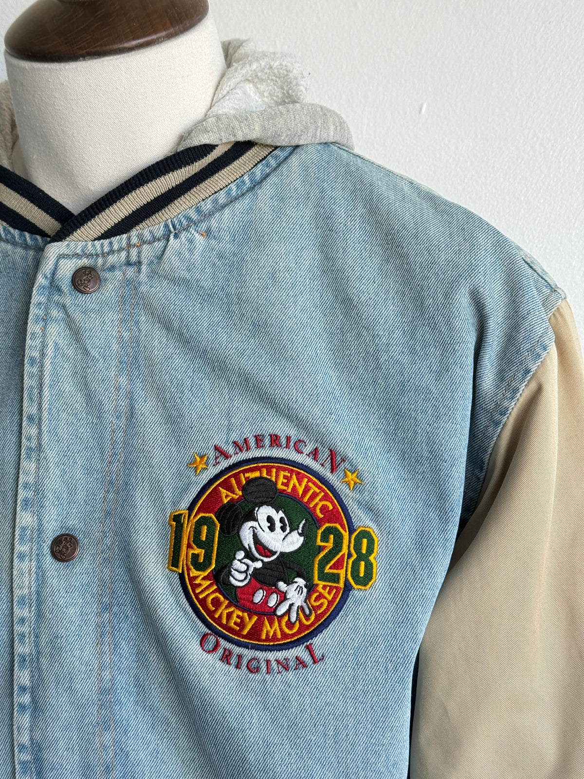 Disney Store Mickey Mouse American Original 90's Varsity Jacket - XL