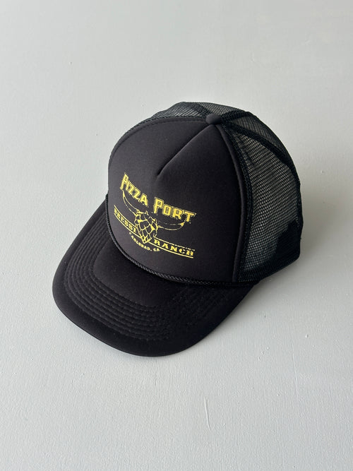 Black Pizza Port Bressi Ranch Vintage Foam and Mesh SnapBack Trucker Cap