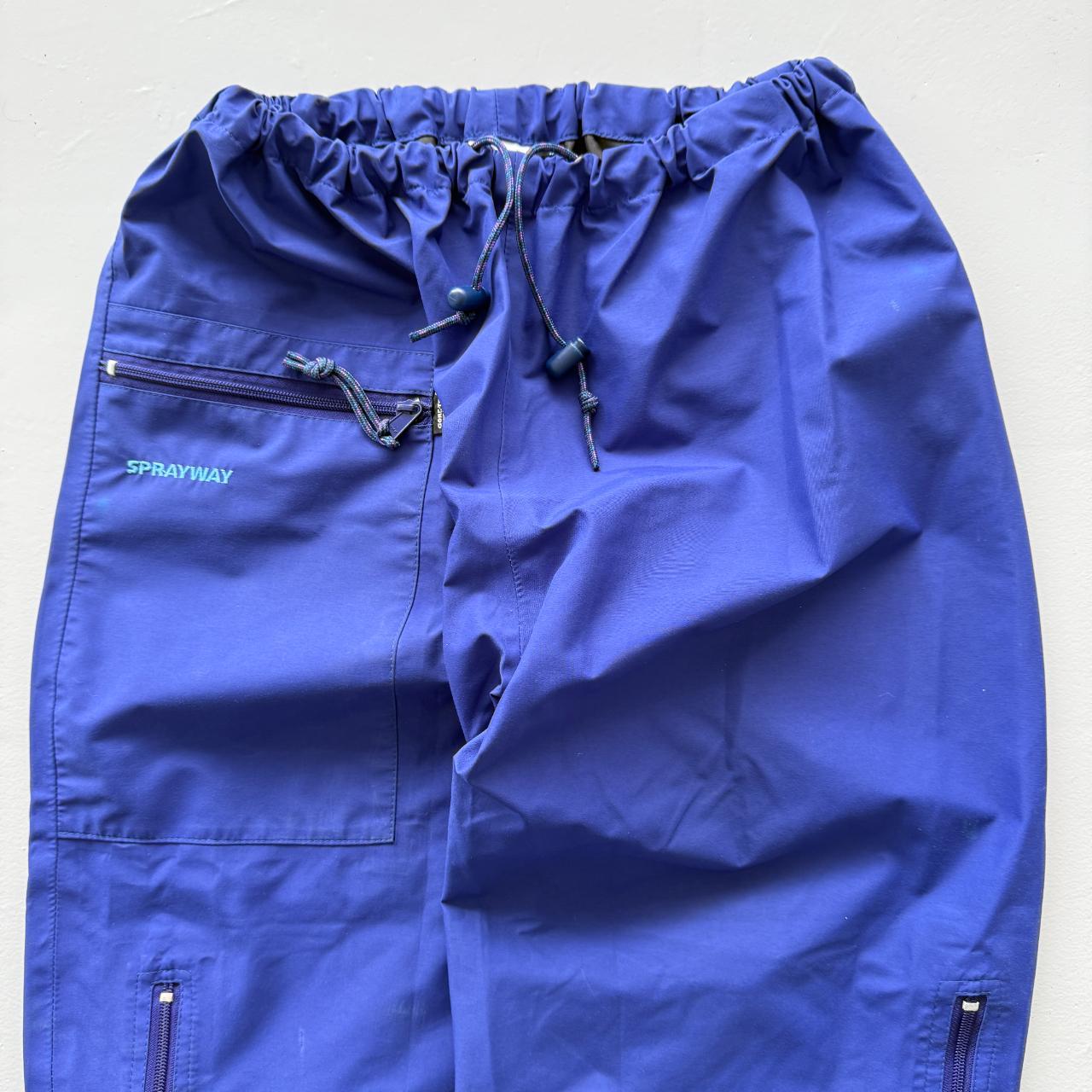 Purple Spray Way Outdoor Hiking Over Pants - Medium