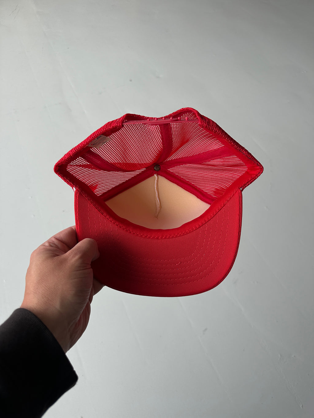 White / Red East Bend Kenco Vintage Foam & Mesh SnapBack Trucker Cap
