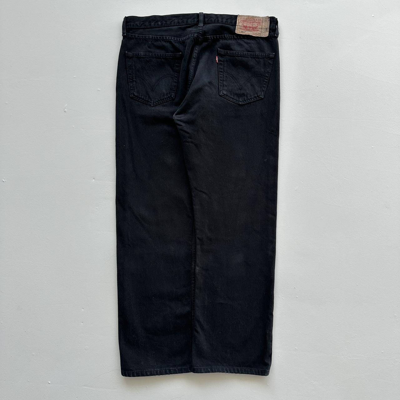 Black Straight Leg Levi’s 501 Denim Jeans - 34" x 29"