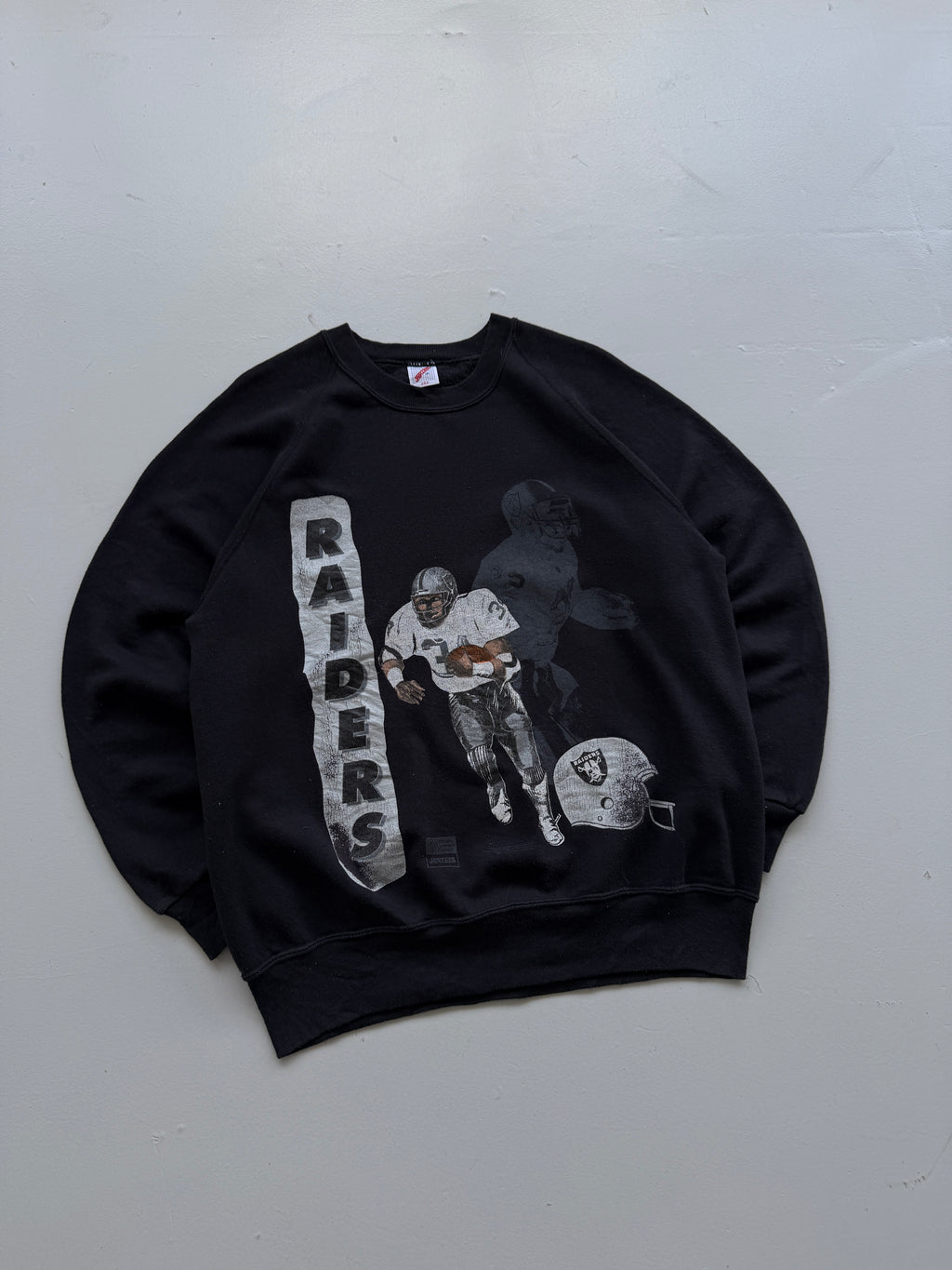 Jerzees Raiders NFL Made in USA 90's Vintage Sweatshirt - Large