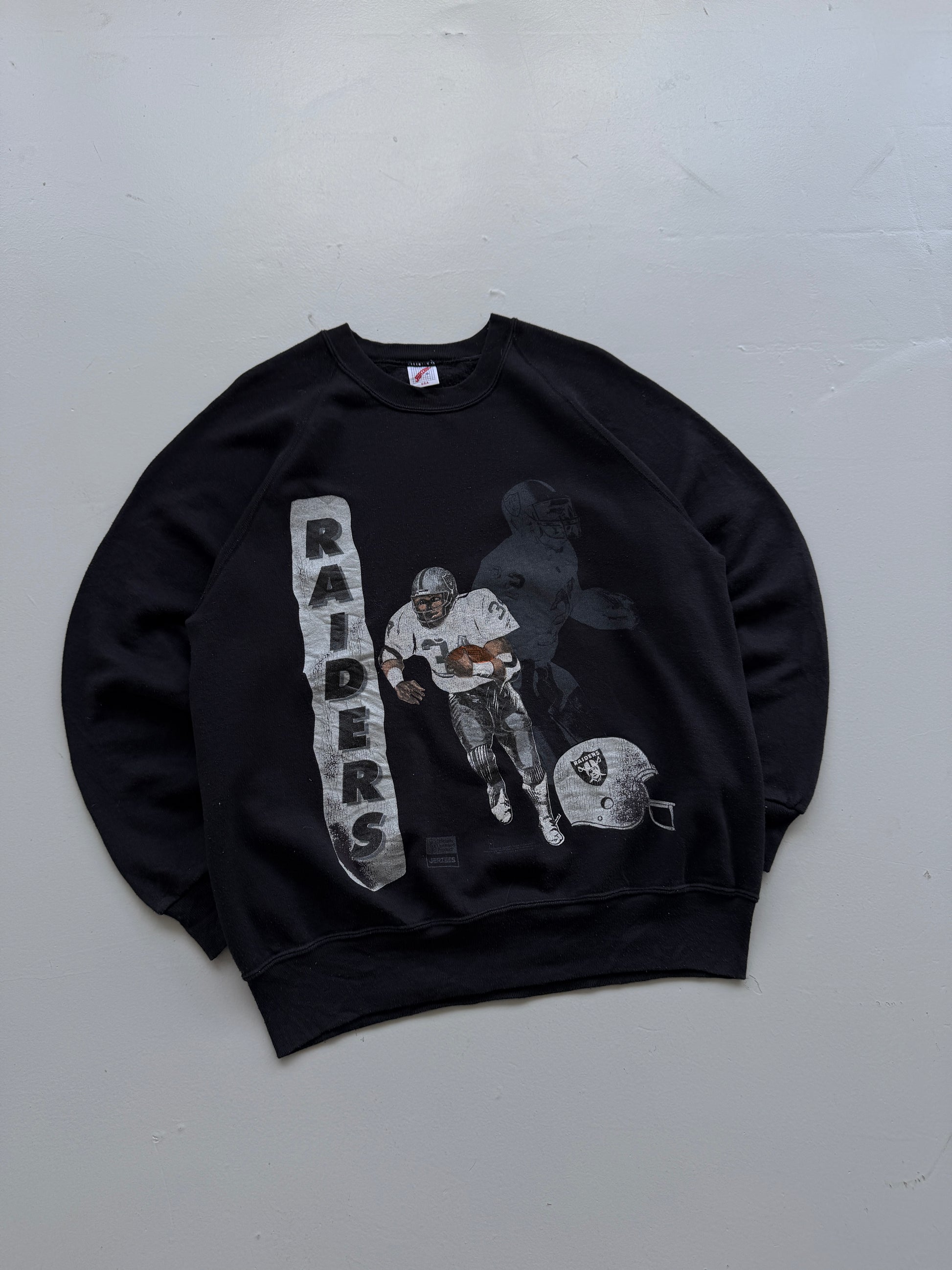 Jerzees Raiders NFL Made in USA 90's Vintage Sweatshirt - Large