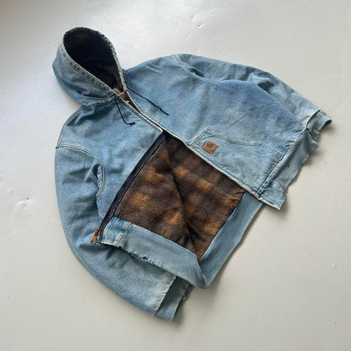 Carhartt Vintage Denim 90s J08DST Active Hoodie - 2XL