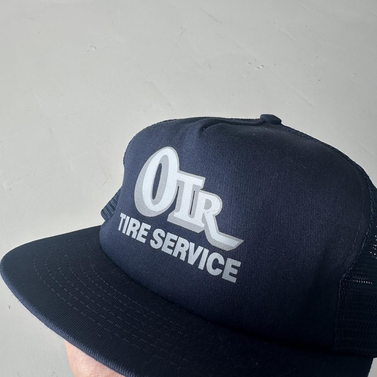 Navy OTR Tyre Service Mesh and Foam Trucker SnapBack Cap