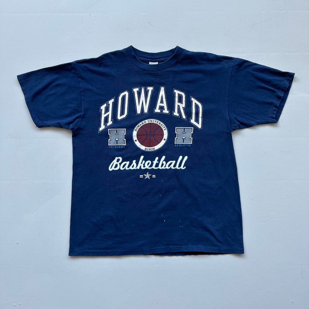 Howard Basketball Navy 90s Vintage T-shirt - XL