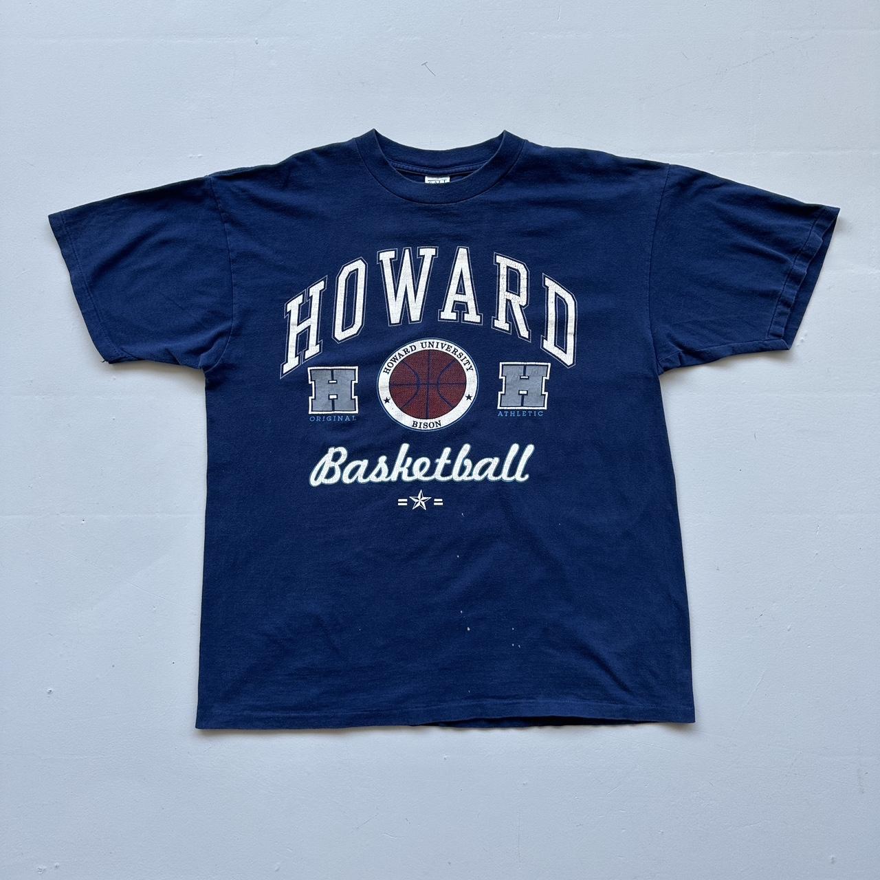 Howard Basketball Navy 90s Vintage T-shirt - XL