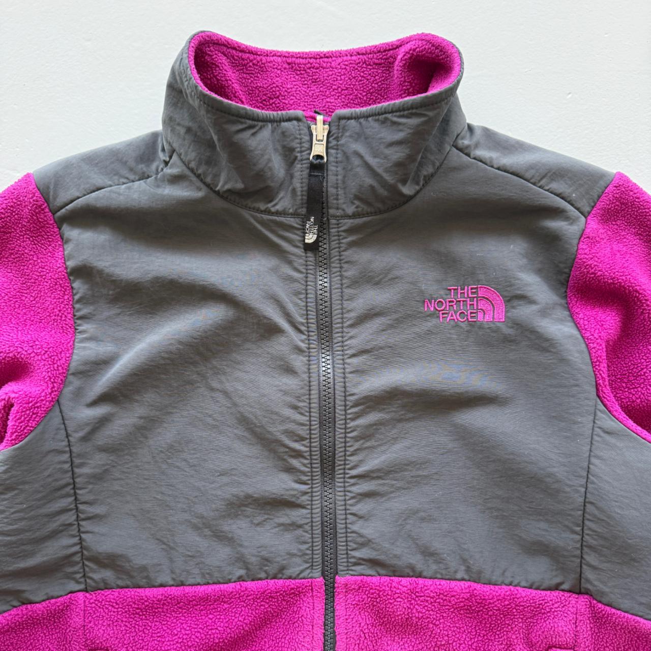 Pink North Face 00's Y2K TNF Zip-Up Fleece - Womens Medium