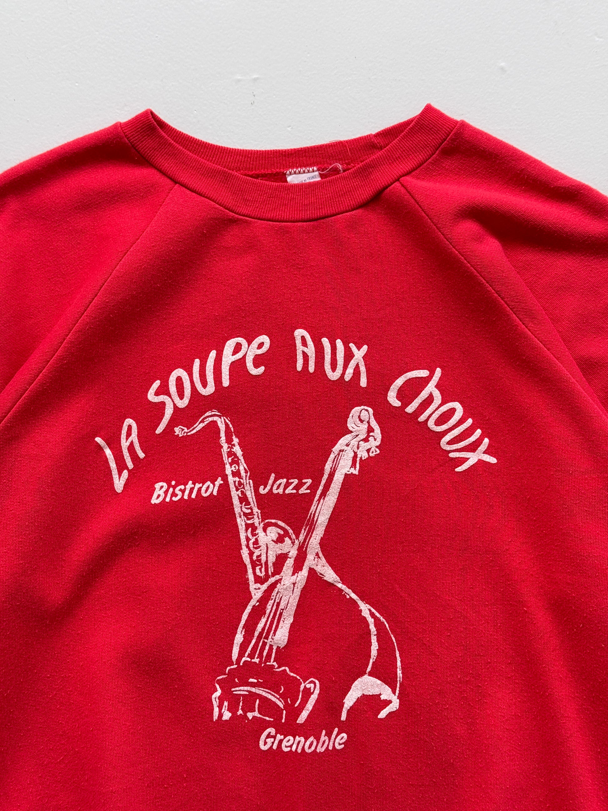 La Soupe Aux Choux Bistrot Jazz Grenoble 90's Vintage Sweatshirt - Small