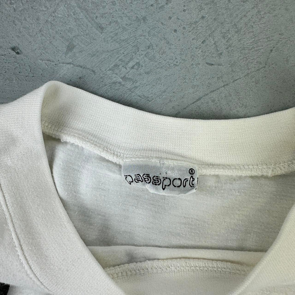 Passport City 90s White vintage T-shirt - XL