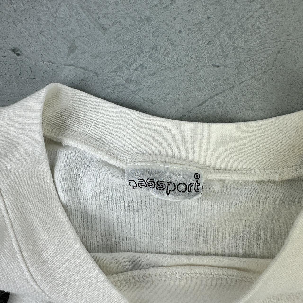 Passport City 90s White vintage T-shirt - XL