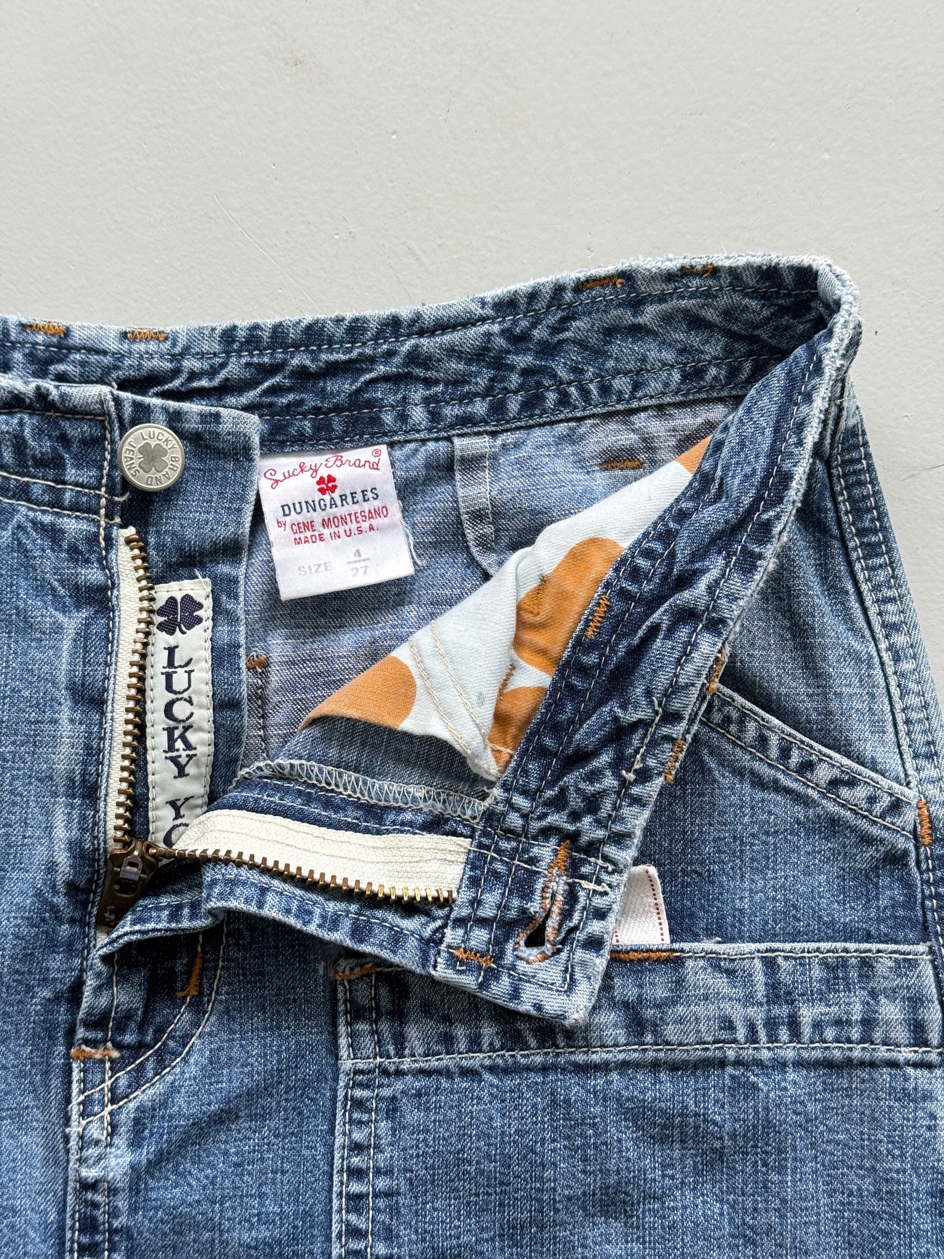Blue Lucky Brand 00's Vintage Y2K Denim Maxi Skirt - Size 6-8