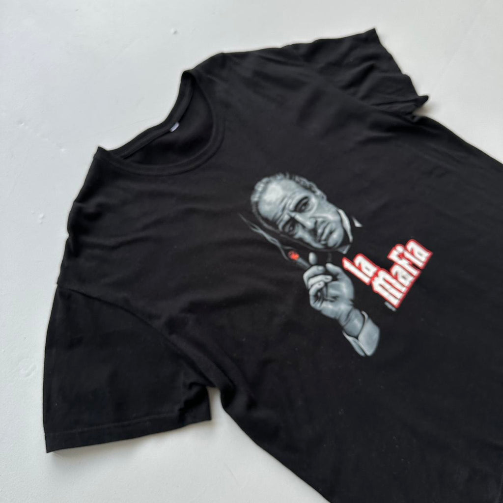 Black The Godfather 00s Vintage T-shirt - 2XL