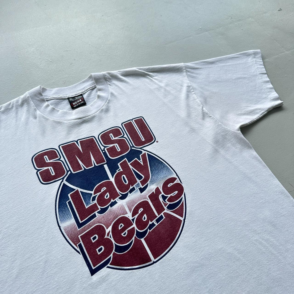 White Lady Bear Vintage 90's T-shirt - XL
