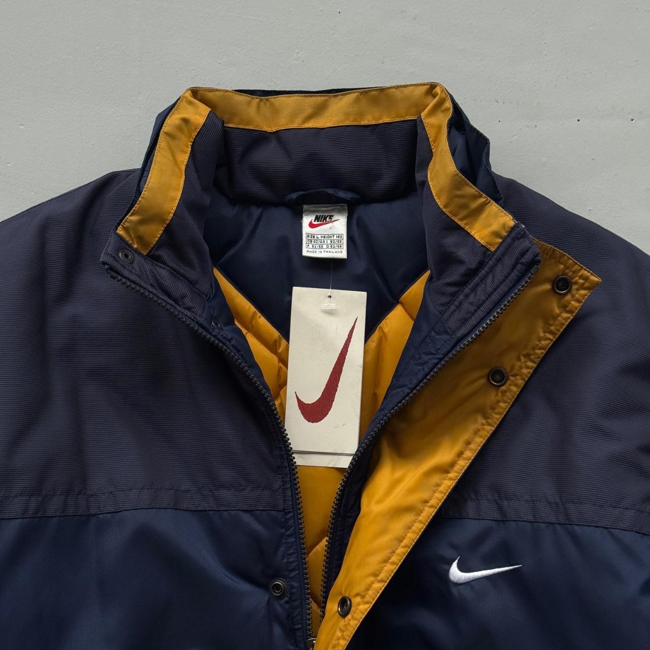 Navy Nike 90's Heavy Duty Quilted Jacket - XL