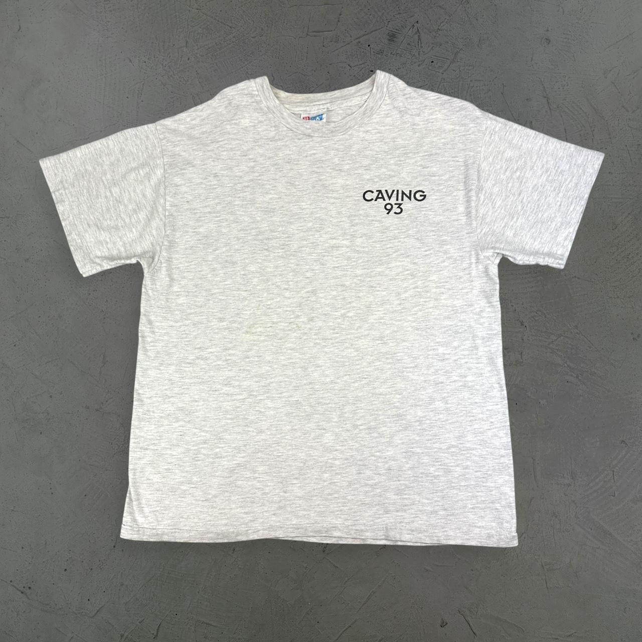 Caving / Climbing 90s vintage T-shirt - Large