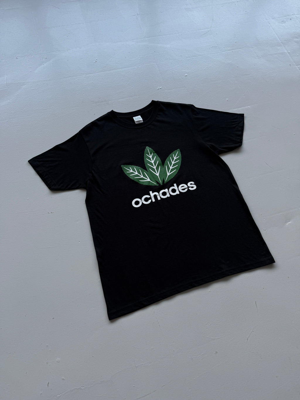 Black Ochades Adidas Style Novelty Japanese Tea Tshirt - Large