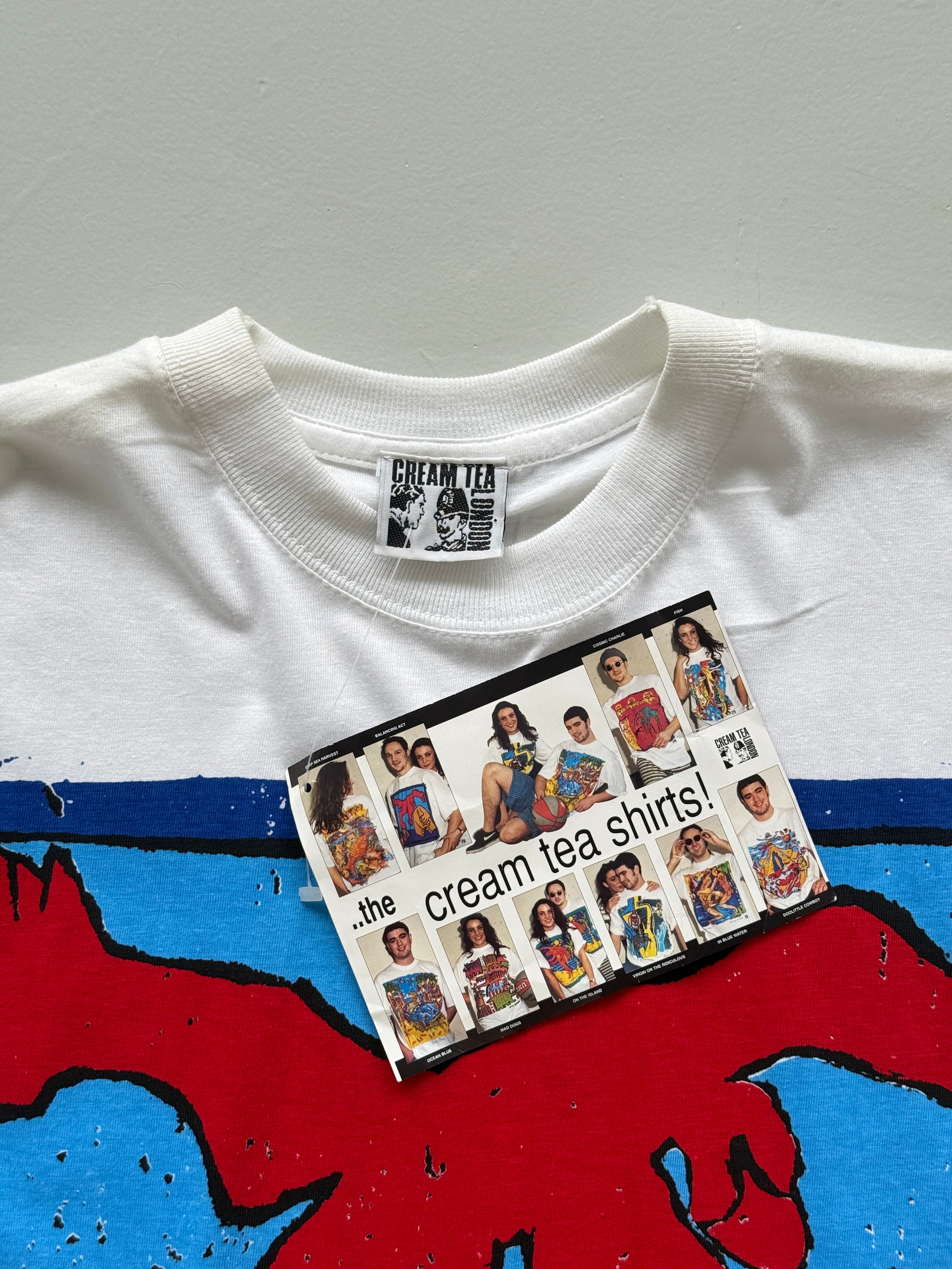 Cream Tea London 'Balancing Act' R. Schofield 90's Vintage Graphic T-Shirt - XL