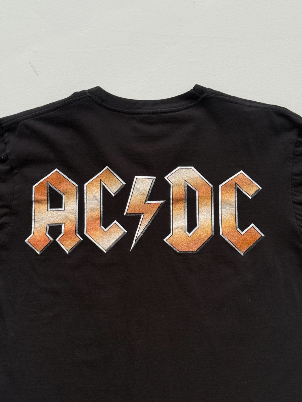 AC/DC Shot Down In Flames Hot Rock Vintage Graphic Band T-Shirt - Large