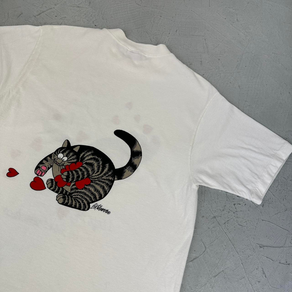 San Francisco 'BK Liban' Cats White 90s vintage T-shirt - Small
