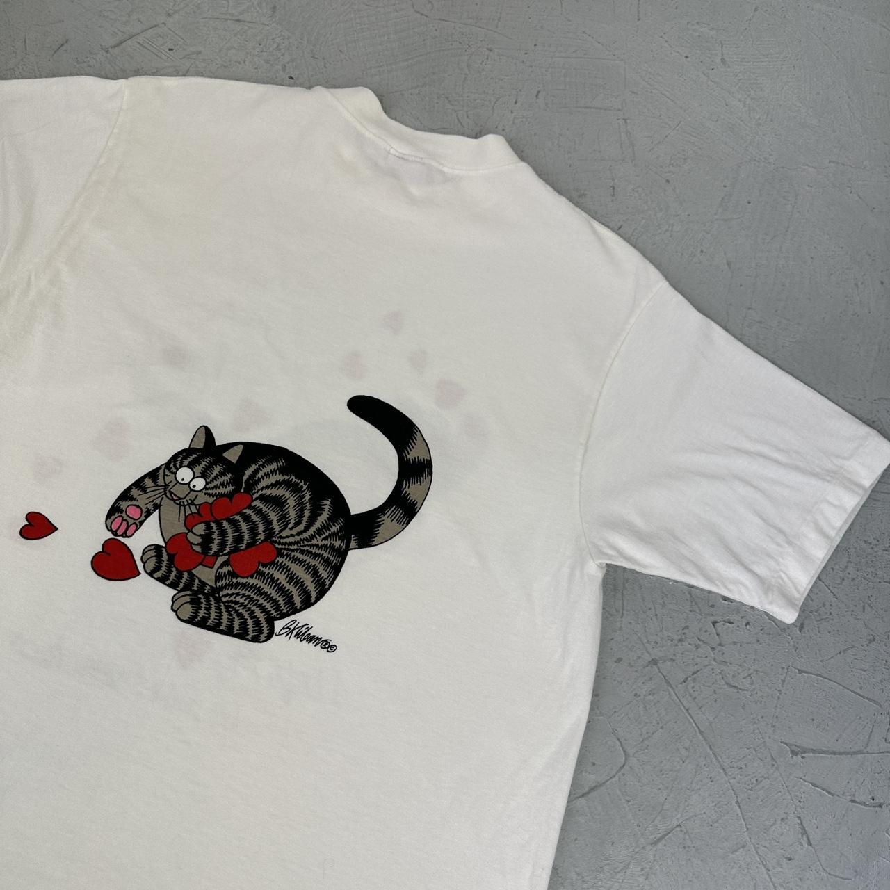 San Francisco 'BK Liban' Cats White 90s vintage T-shirt - Small