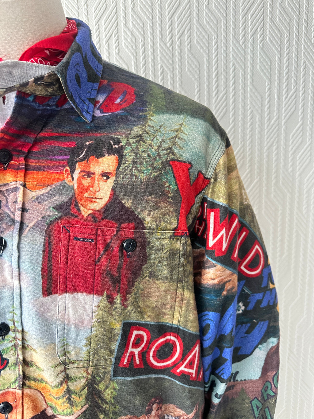 Ralph Lauren Polo Country Expedition All Over Print Graphic Shirt - Large