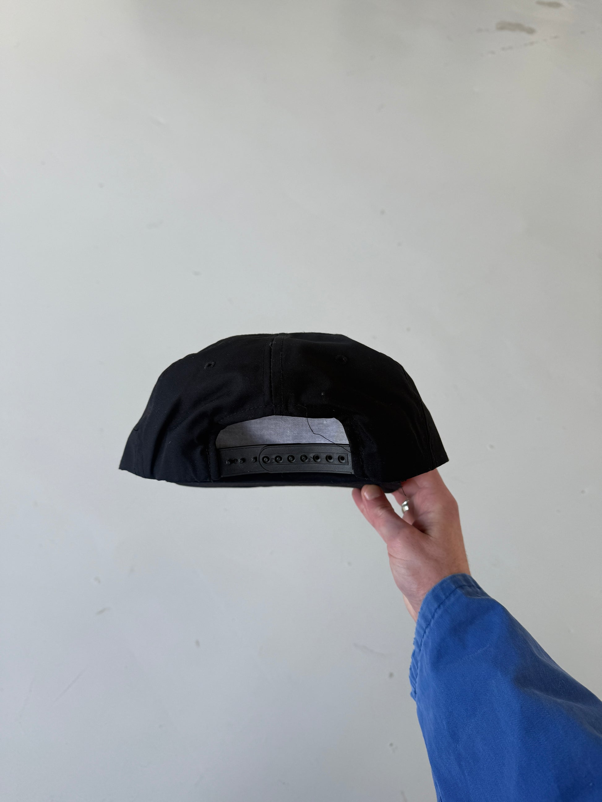Black Southern Elevator Vintage Cotton Workwear SnapBack Trucker Cap
