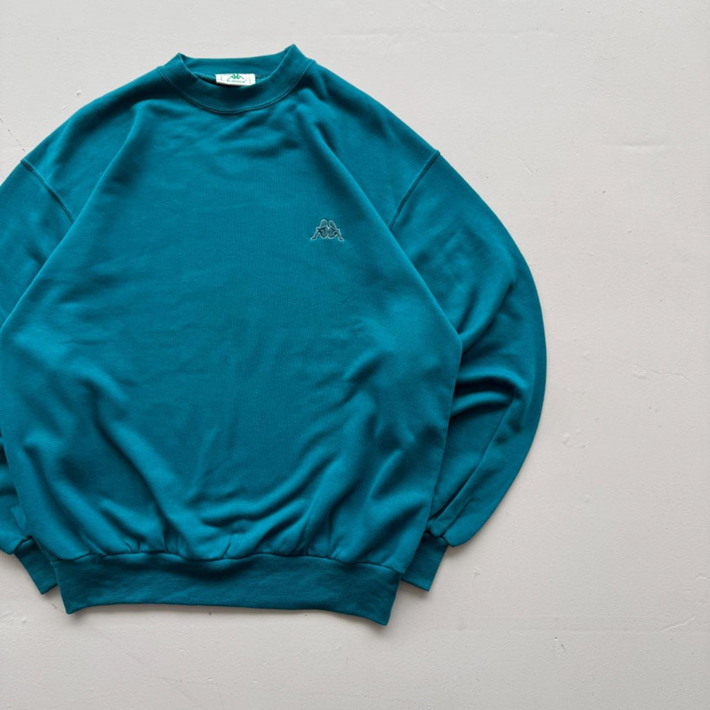 Light Blue Kappa 90's Deadstock Graphic Sweatshirt - XL