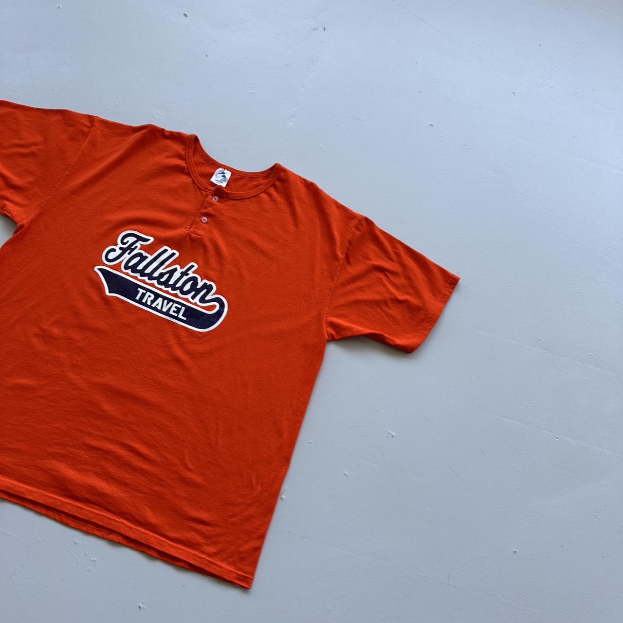 Orange Fallston Baseball 90s Vintage T-shirt - 2XL