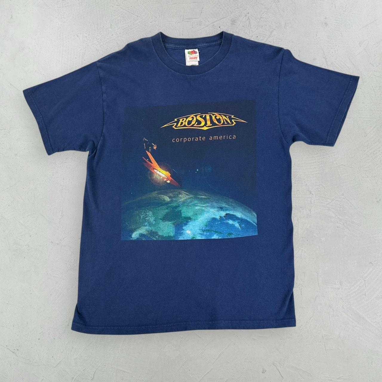 Boston 2003 00’s vintage Navy T-shirt - Large