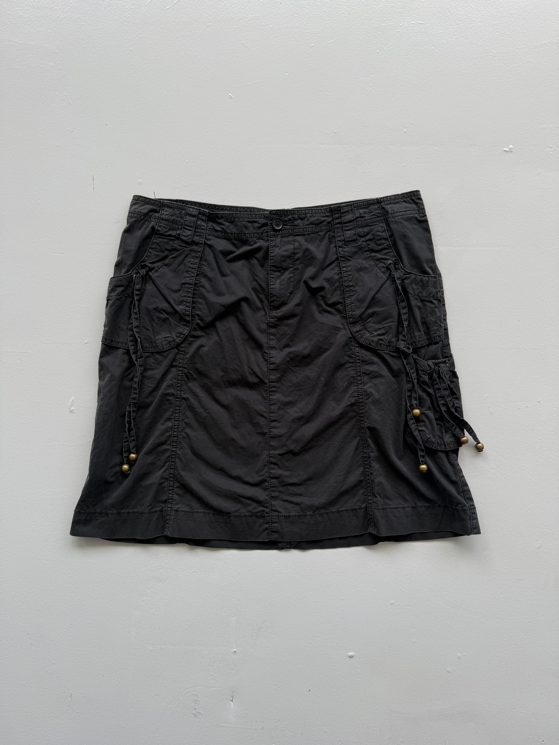 Black Tommy Hilfiger 00's Vintage Y2K Mini Skirt - Size 12