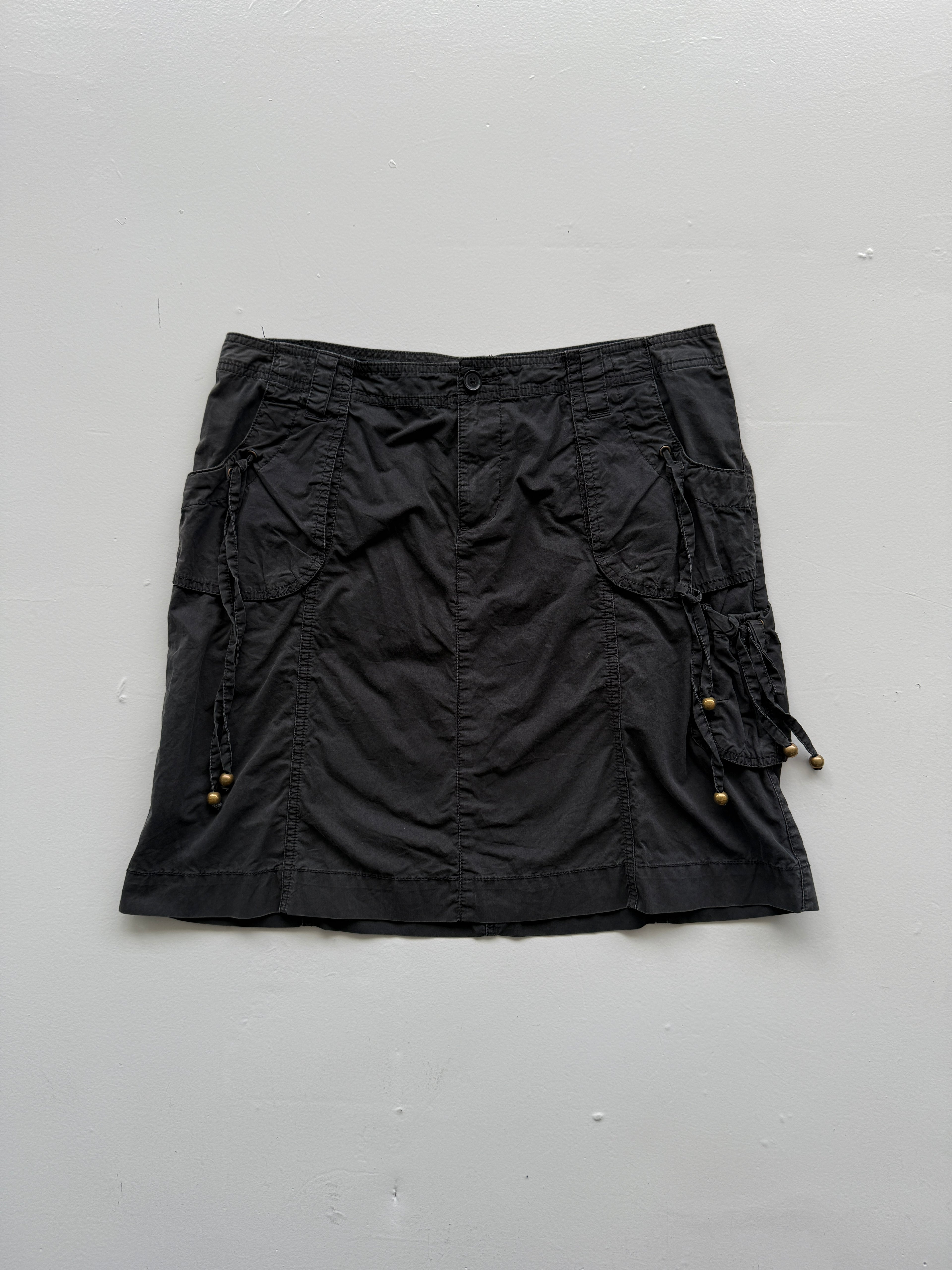 Black Tommy Hilfiger 00's Vintage Y2K Mini Skirt - Size 12