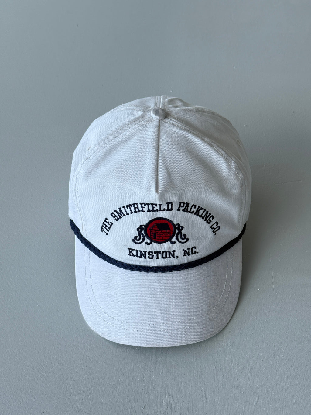 White Smithfield Packing Co. 90's Vintage SnapBack Trucker Cap