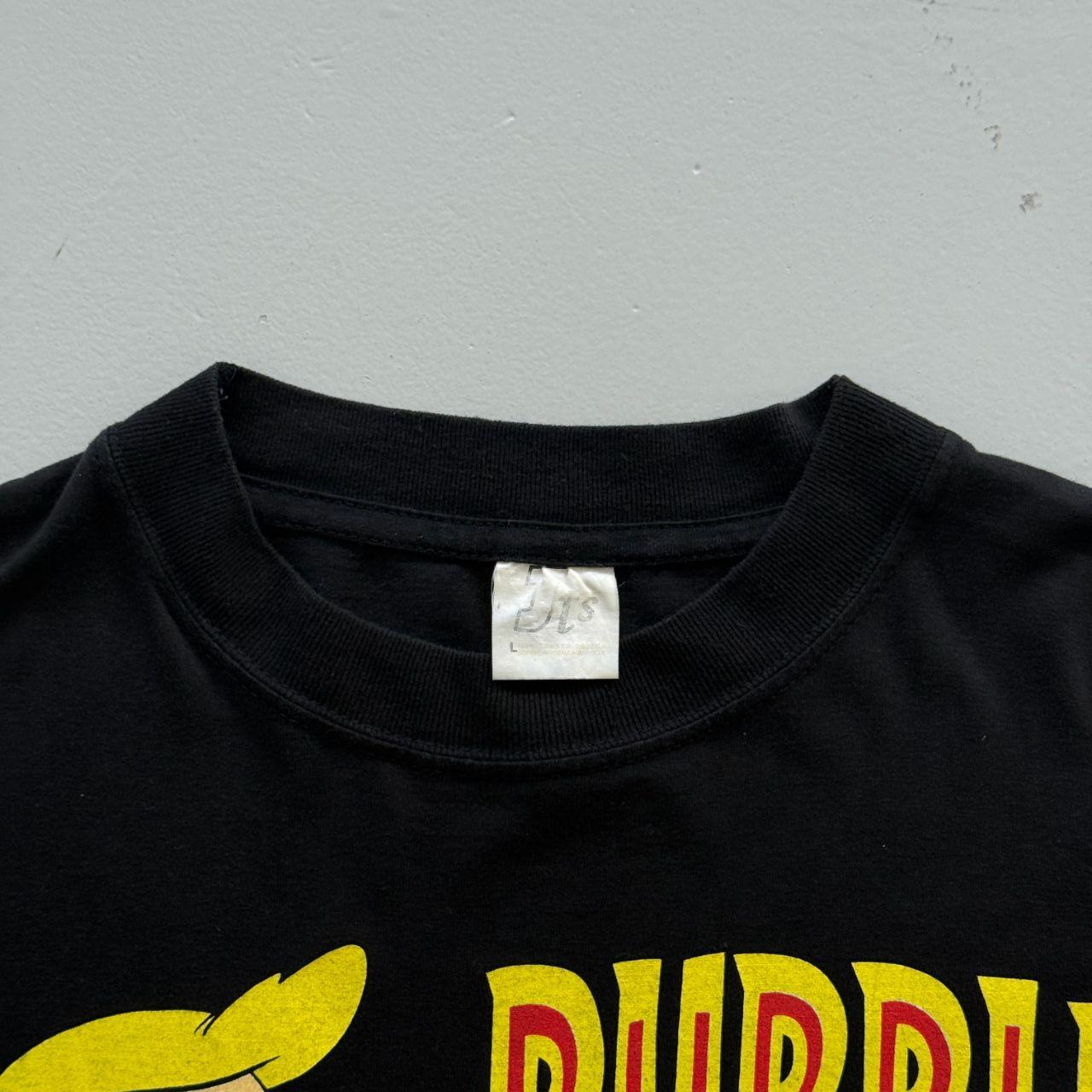 Black Fred Flintstone 90s Vintage Graphic T-Shirt - Large