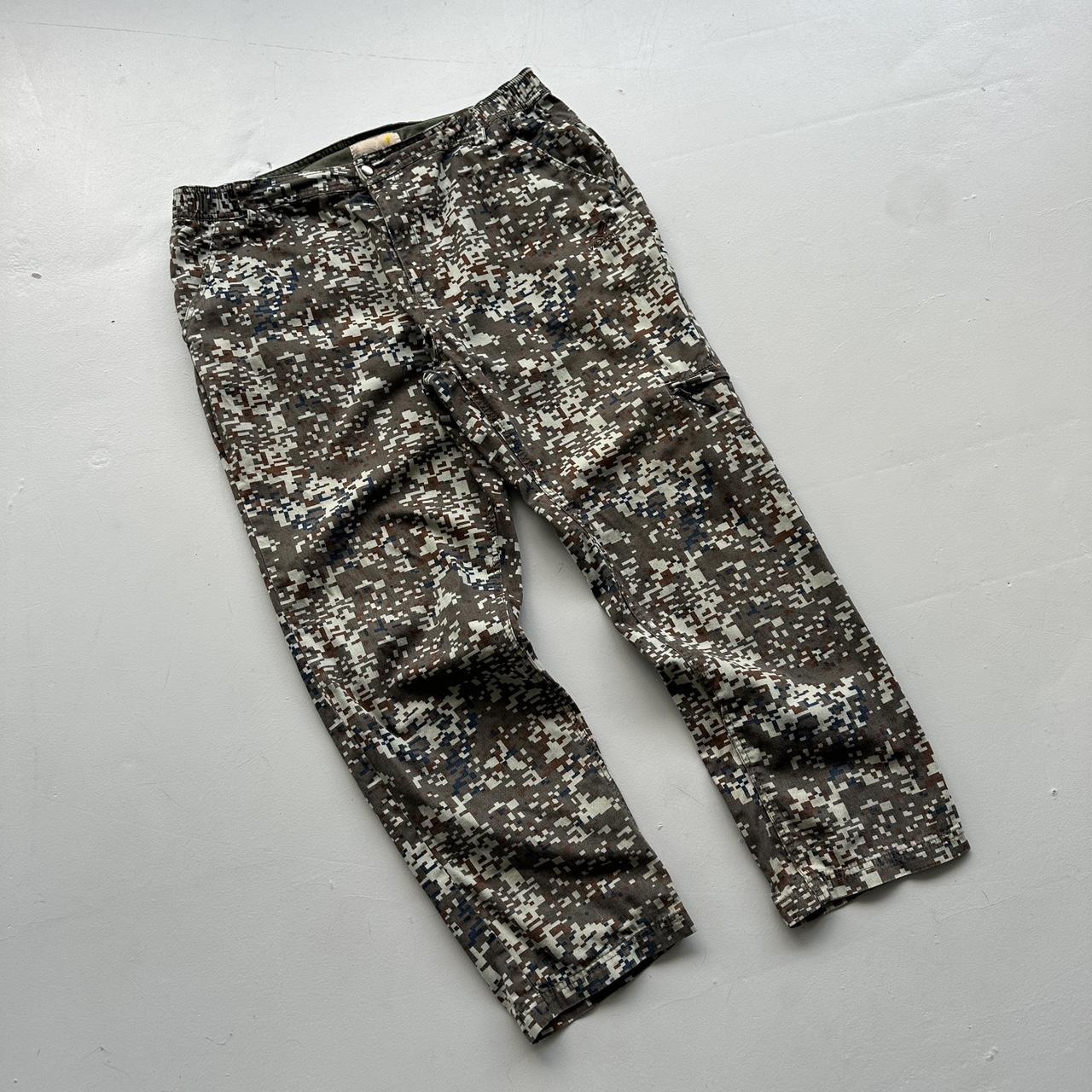 Digital Camo Military Vintage Cargo Pants - 38" x 29"