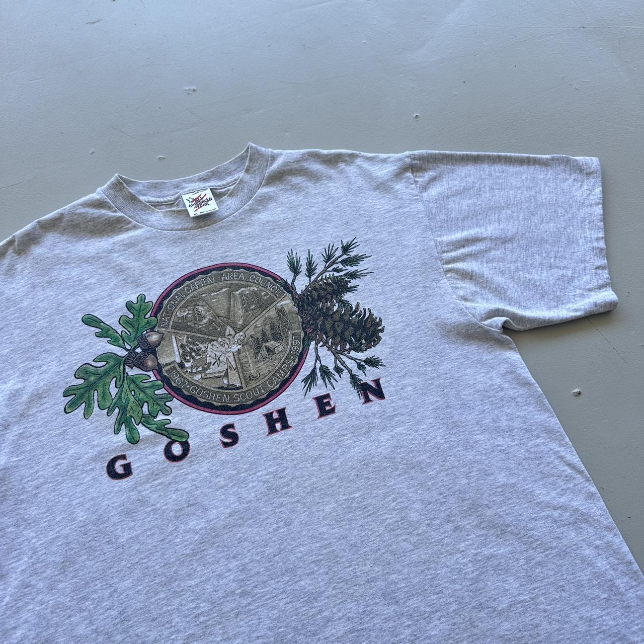 Grey Goshen Boy Scouts 90s Vintage T-shirt - XL