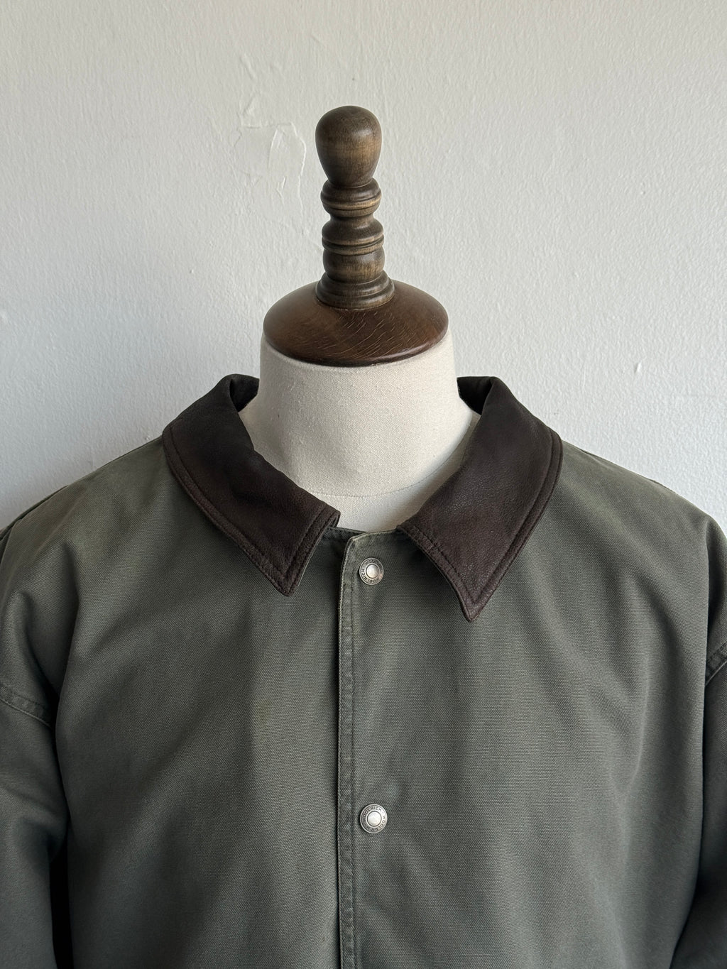 Woolrich Olive Barn Jacket Removable Inner 90's Vintage - XXL