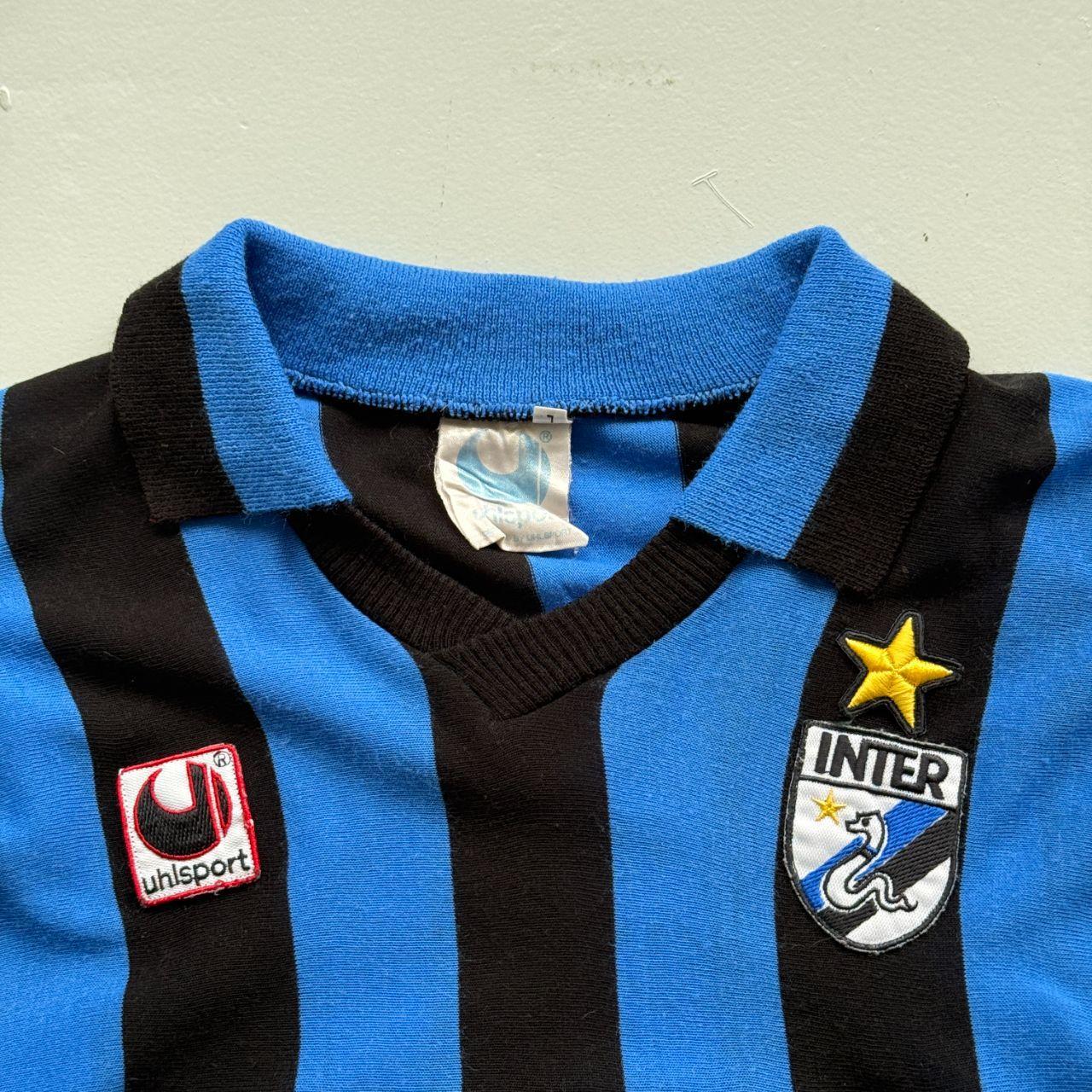 Rare Uhlsport Inter Milan 1988-89 Long Sleeve Football Top - Medium